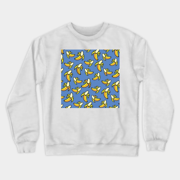 Banana Pattern 11 Crewneck Sweatshirt by B&K